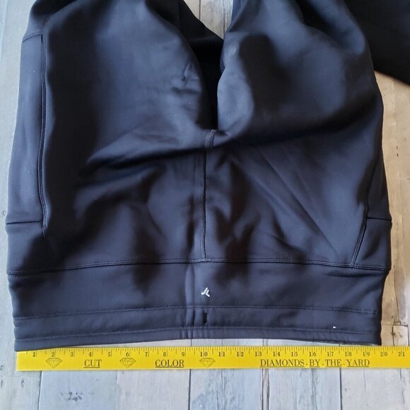 NWT - Old Navy High Rise Black Fleece Lined Zippered Side Pockets - size XXL - Picture 5 of 8